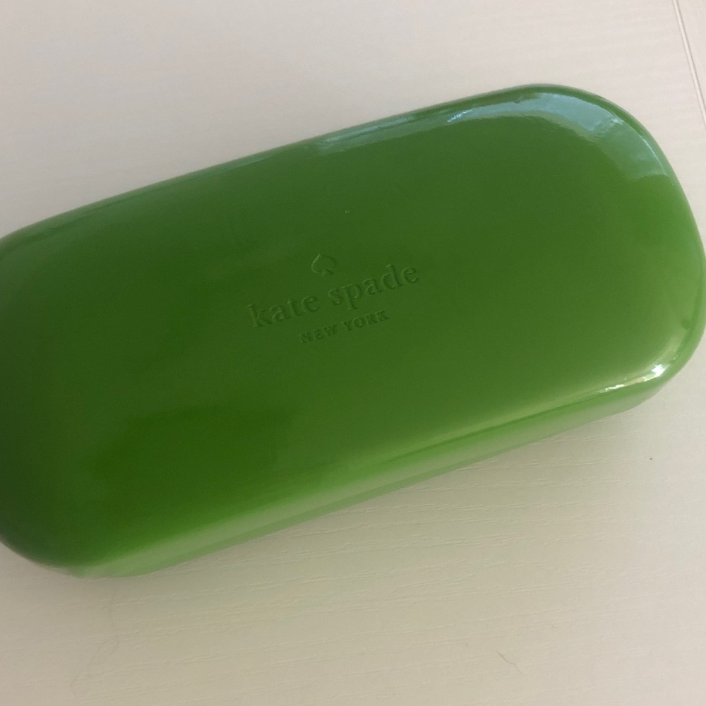 KATE SPADE Green Gloss Sunglasses or Eyeglass Case